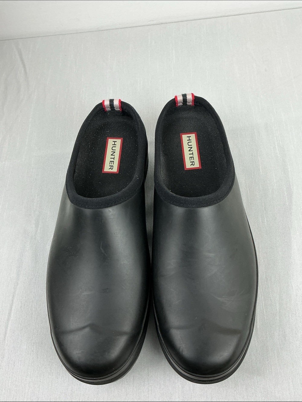 Hunter Black Platform Clogs - Picture 2 of 9